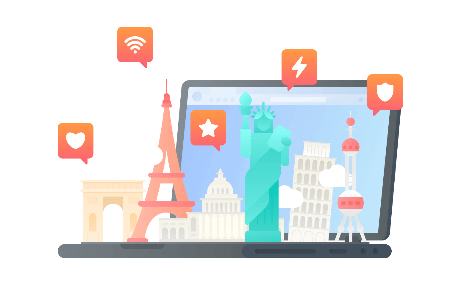 在科科斯群岛连接到中国的软件 - 翻回VPN